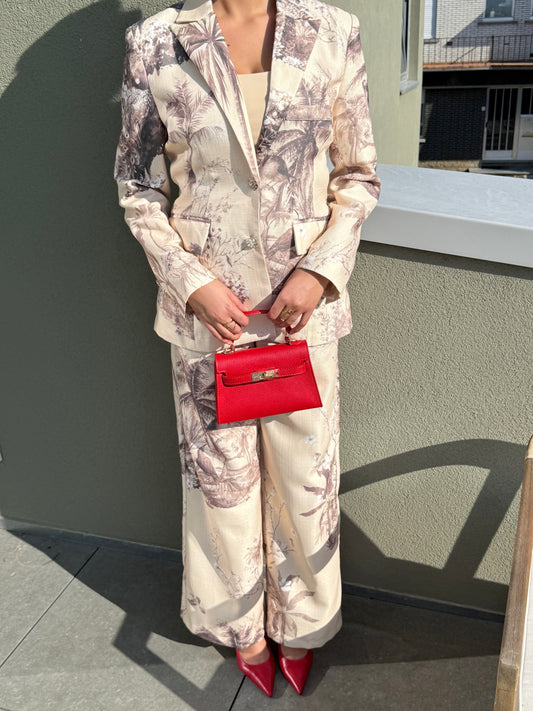 Beige Safari Blazer