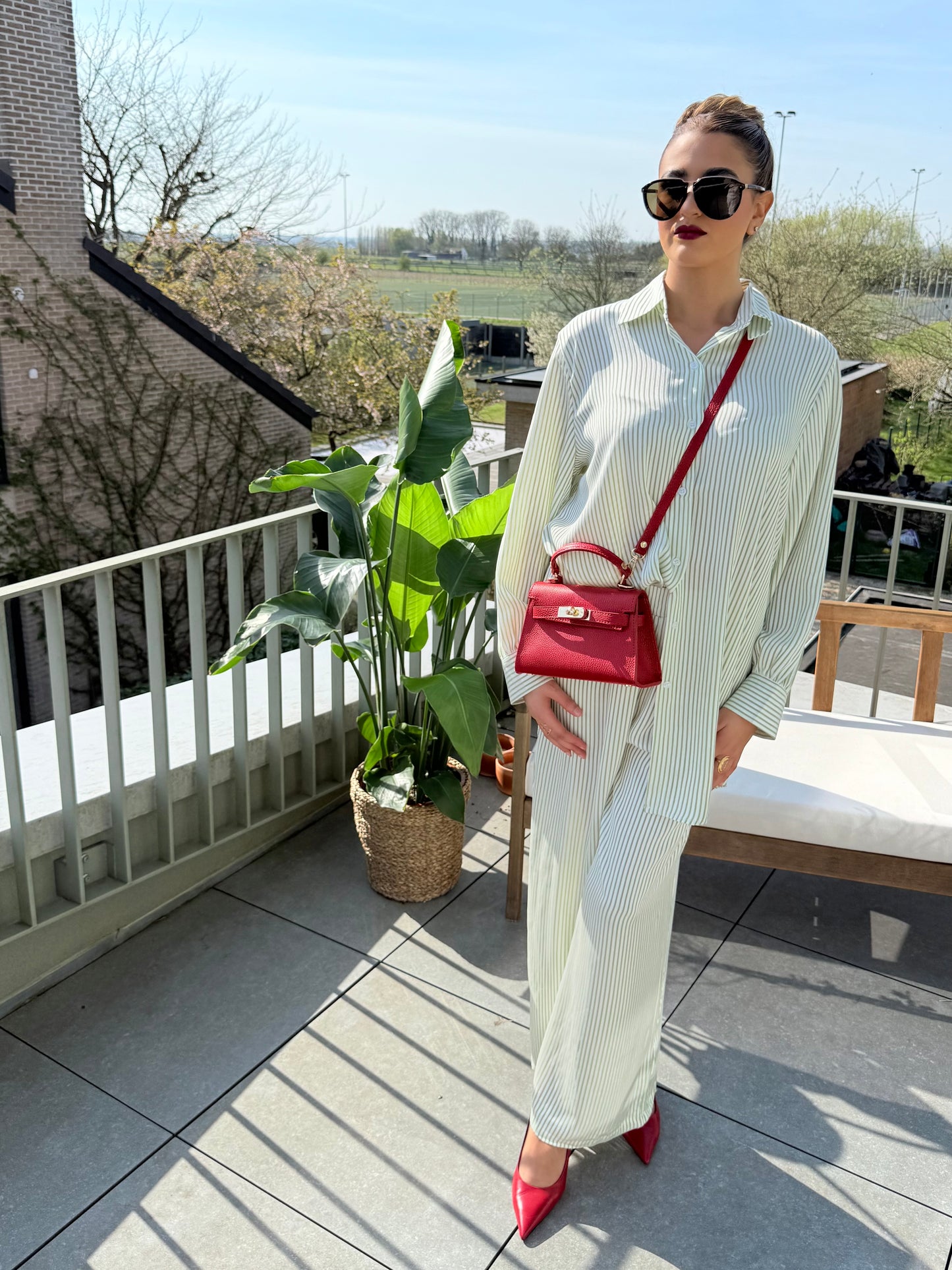 Gestreepte Tuniek Ensemble